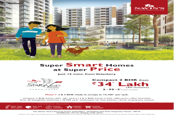 Book ready to occupy 2 & 3 bhk at Rs. 5100 per sqft. at Navins Starwood Towers 2.0 in Chennai